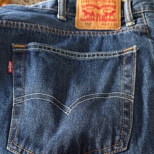 Levi's 550 Dark Blue Men's Jeans 40x32